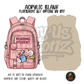 Coral Nursing Backpack Pins acrylic blank, Acrylic & UV DTF Print