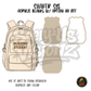 Cream Nursing Student Backpack shaker set acrylic blanks