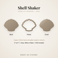 Shell Acrylic Shaker: back, frame and cover layers