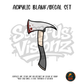 Bloody Hatchet Acrylic & Decal Kit