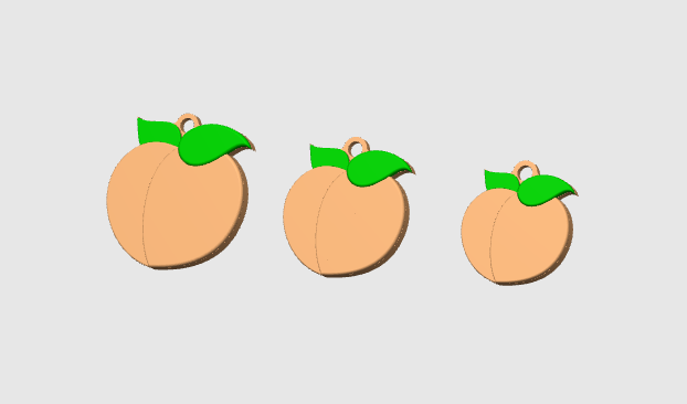 Peach - NFC Keychains