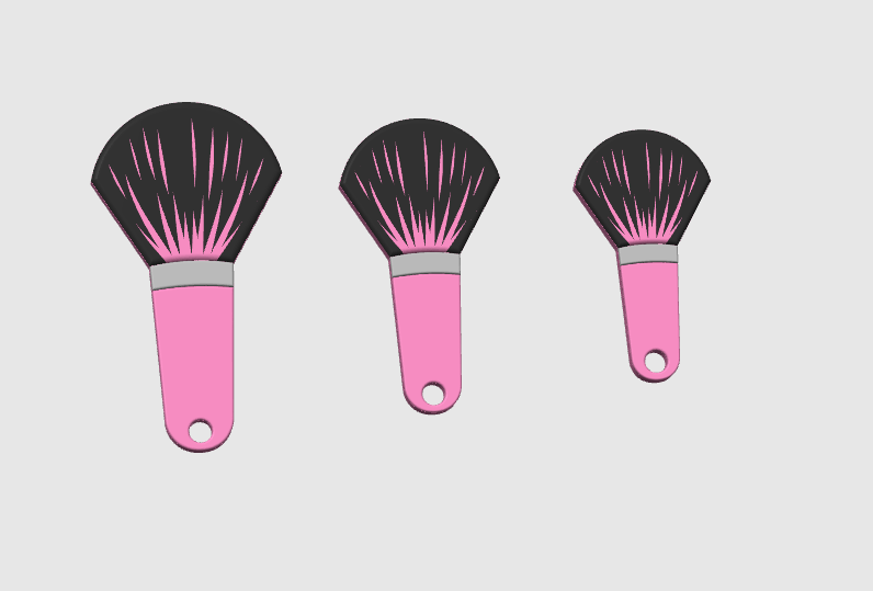 MakeUp Brush - NFC Keychains