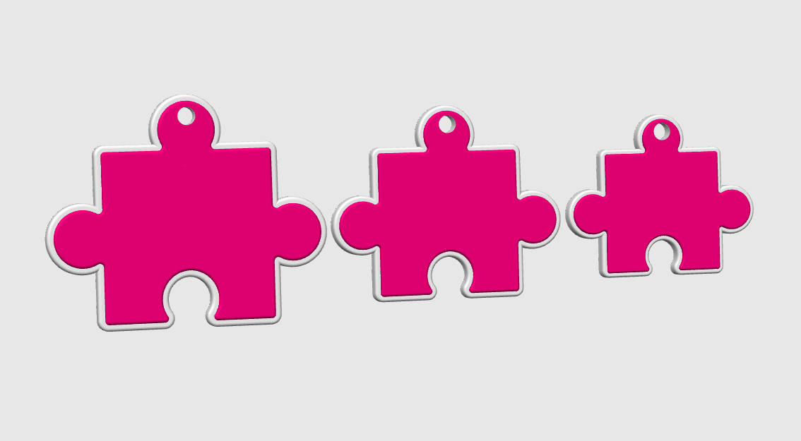 Puzzle - NFC Keychains