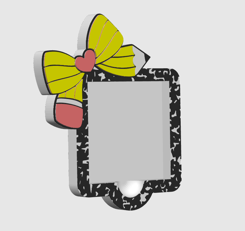 Composition Notebook- Sticky Notes Holder