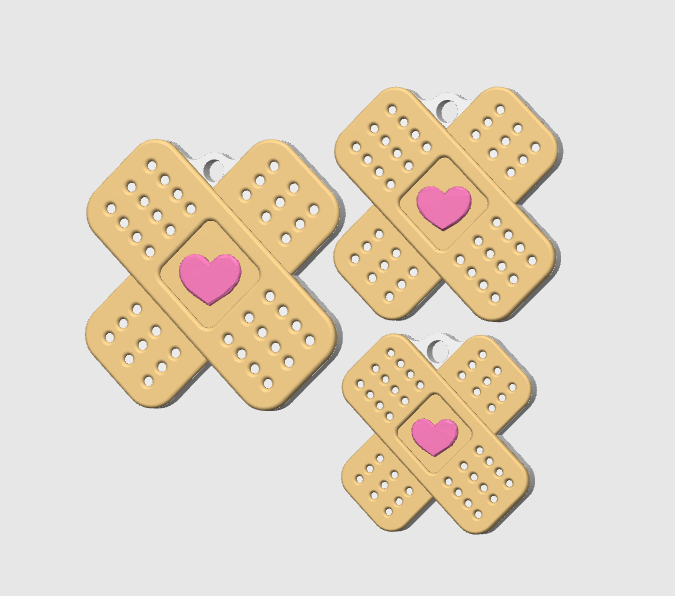 Heart BandAid - NFC Keychains
