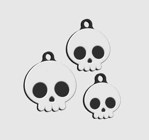 Skull - NFC Keychains
