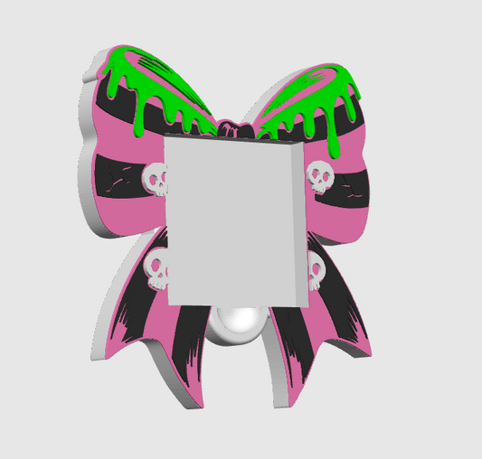 Spooky Bow - Sticky Notes Holder