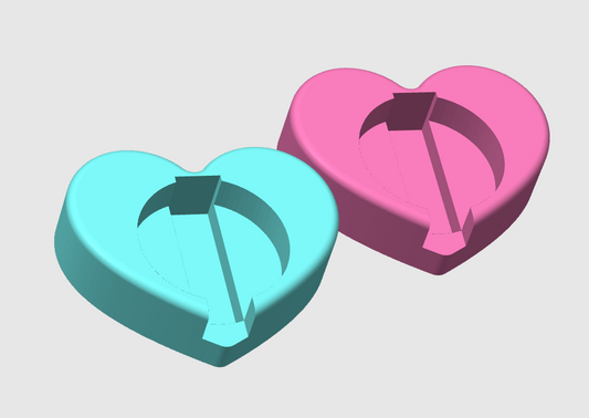 Heart - Badge Reel Holder