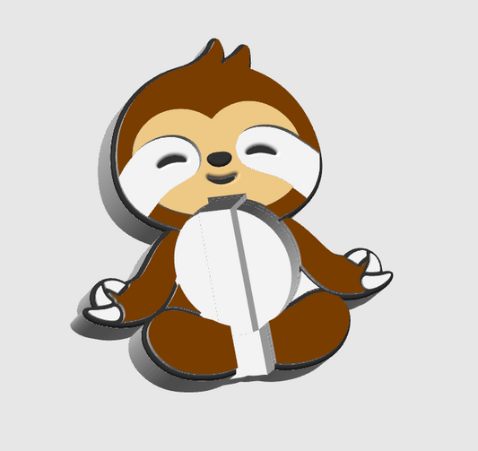 Sloth - Badge Reel Holder