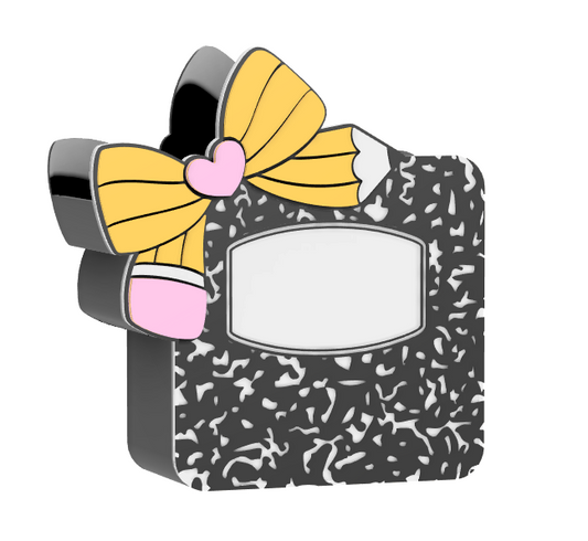 Composition Pencil Bow Pen Holder