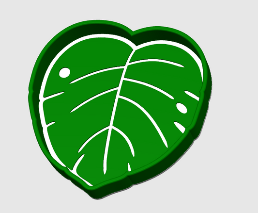 Monstera Leaf Trinket & Bead Tray 3D Printed