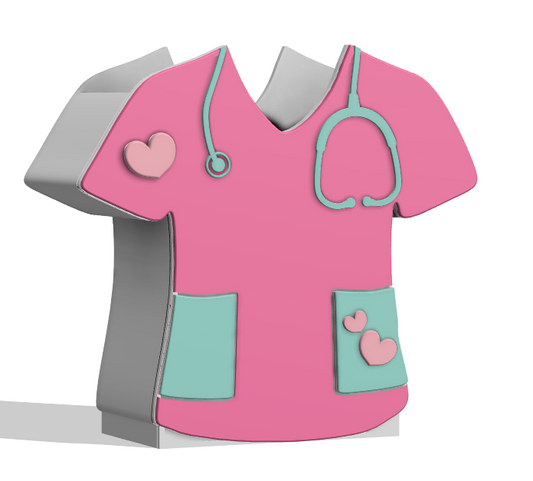 Scrub Top Pen Holder