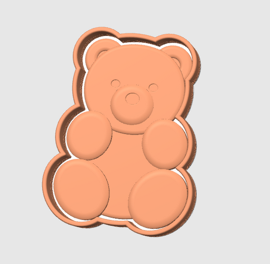 Gummy Bear Trinket & Bead Tray 3D Printed