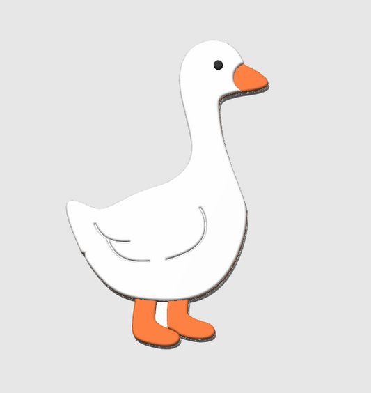 Goose - Embellishment Flatback Charm - 5 Pack