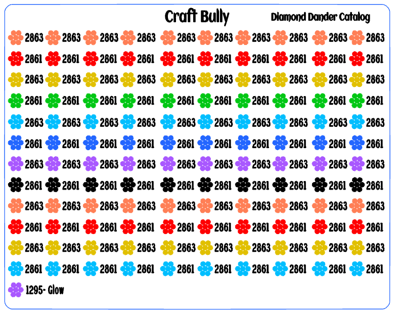 Craft Bully Blank Acrylic Swatches