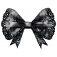 Black Bow #5  w/ ~2" Acrylic Blank