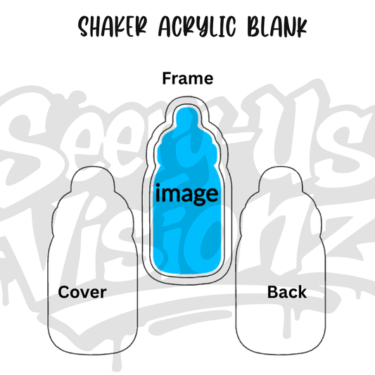 Baby Bottle Acrylic Shaker