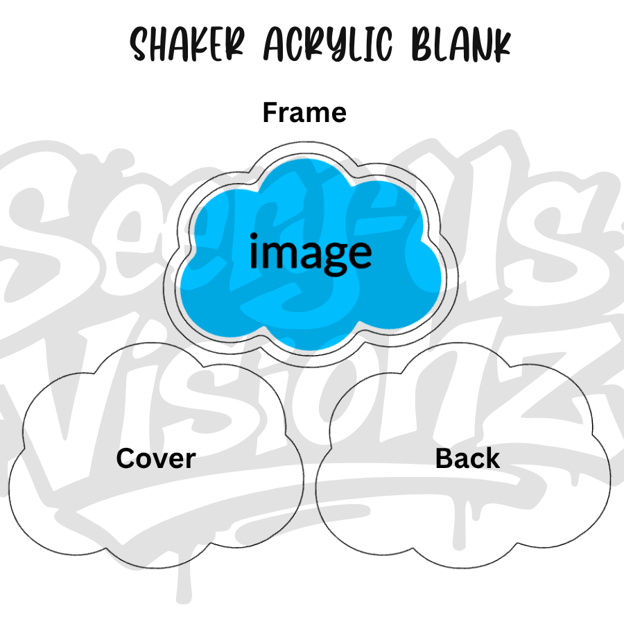 Cloud Acrylic Shaker