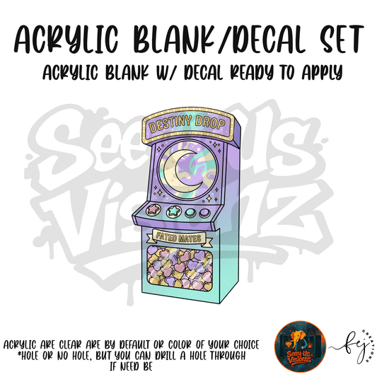 Moon Crystal Arcade Acrylic & Decal Kit
