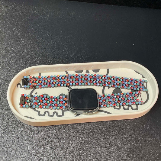 Skull Oblong Trinket & Bead Tray 3D Printed