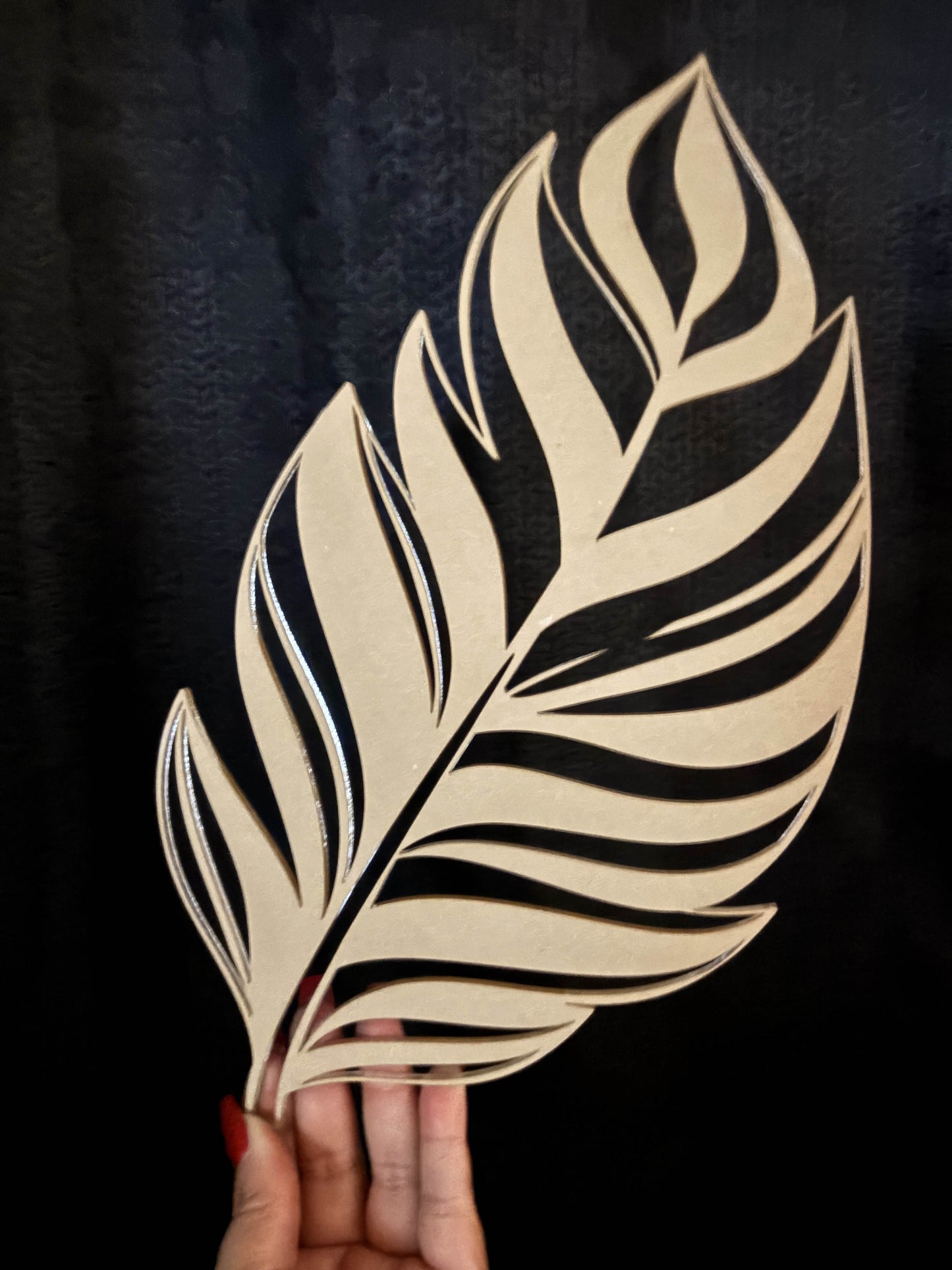 Acrylic Feather 1 - Blank and ready for you