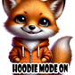 Fox Hoodie Mode- Custom Cut w/ Digital Download- 5 Pack