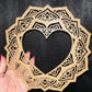 Acrylic Mandala Heart- Blank and ready for you