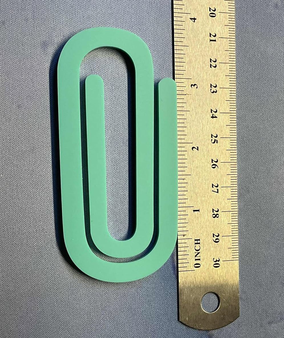 Jumbo Paperclip Blanks-  Sublimation Acrylic- 5 Pack