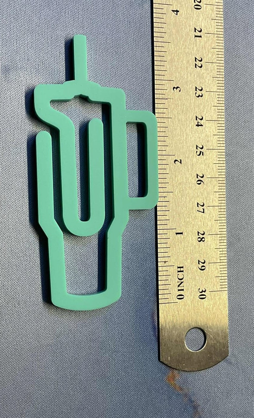 Jumbo Paperclip Blanks-  Sublimation Acrylic- 5 Pack