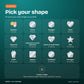 12 medallion shapes plus custom shape upload