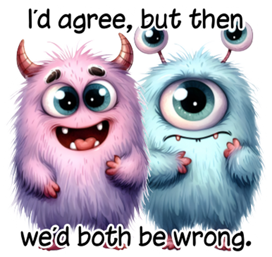 I'd Agree- Custom Cut w/ Digital Download- 5 Pack