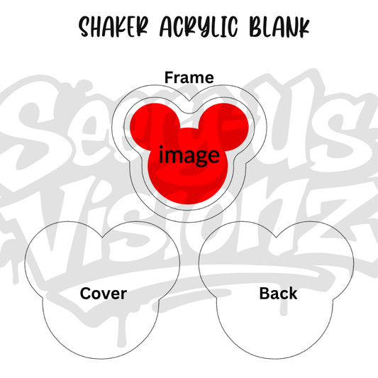 Mouse Ears Acrylic Shaker