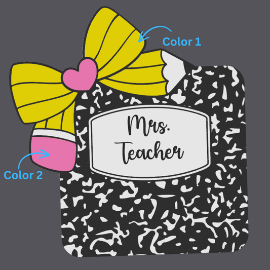 Composition Pencil Bow Pen Holder