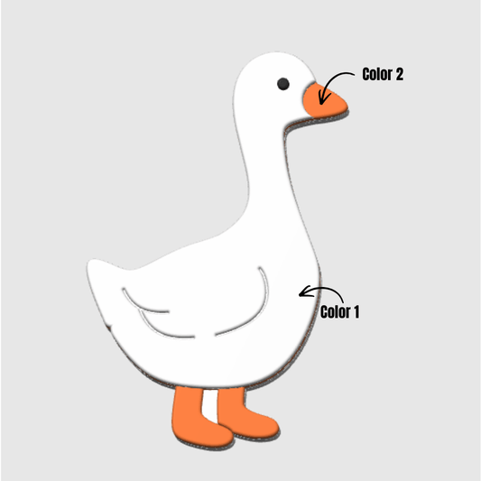 Goose - Embellishment Flatback Charm - 5 Pack