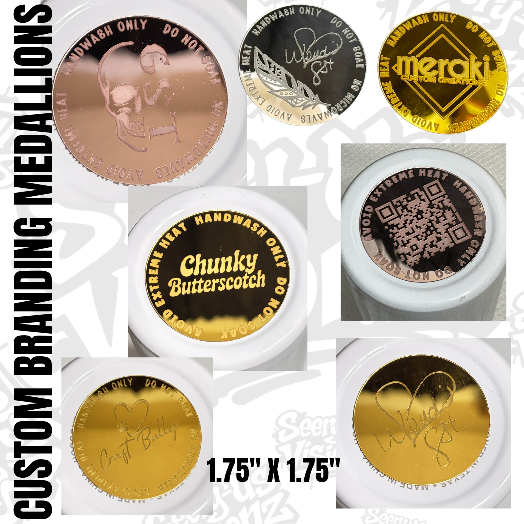 WENDI GST 50 - PACK- Acrylic Branding Medallions