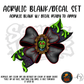 Poison Apple Villain Bow themed acrylic blank with hole at top, multipurpose crafting shape
