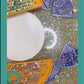 Bandeja para pintar con diamantes y diamantes de imitación Square Up de ~5,75"