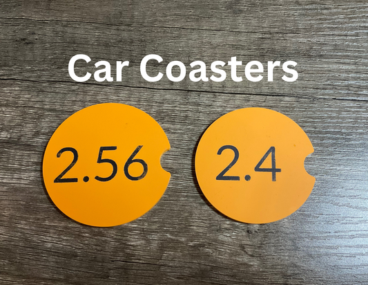 Car Coasters - Sublimation Acrylic 5 Pack