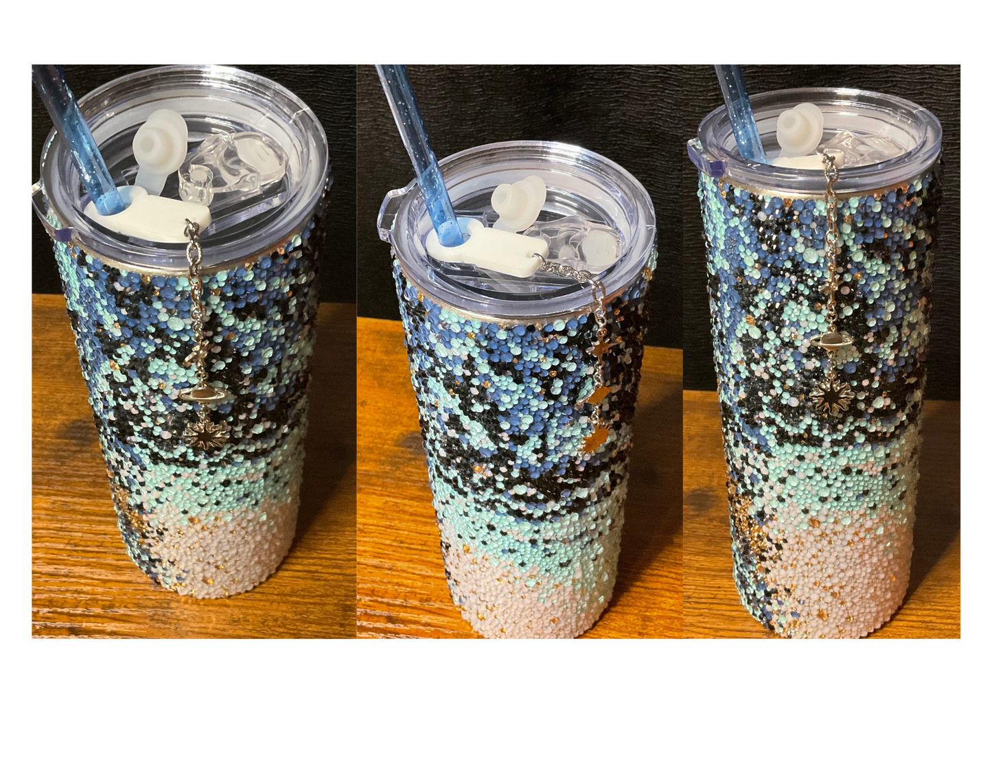 Straw Charms - Sublimation Acrylic 10 Pack