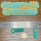 Straw Charms - Sublimation Acrylic 10 Pack
