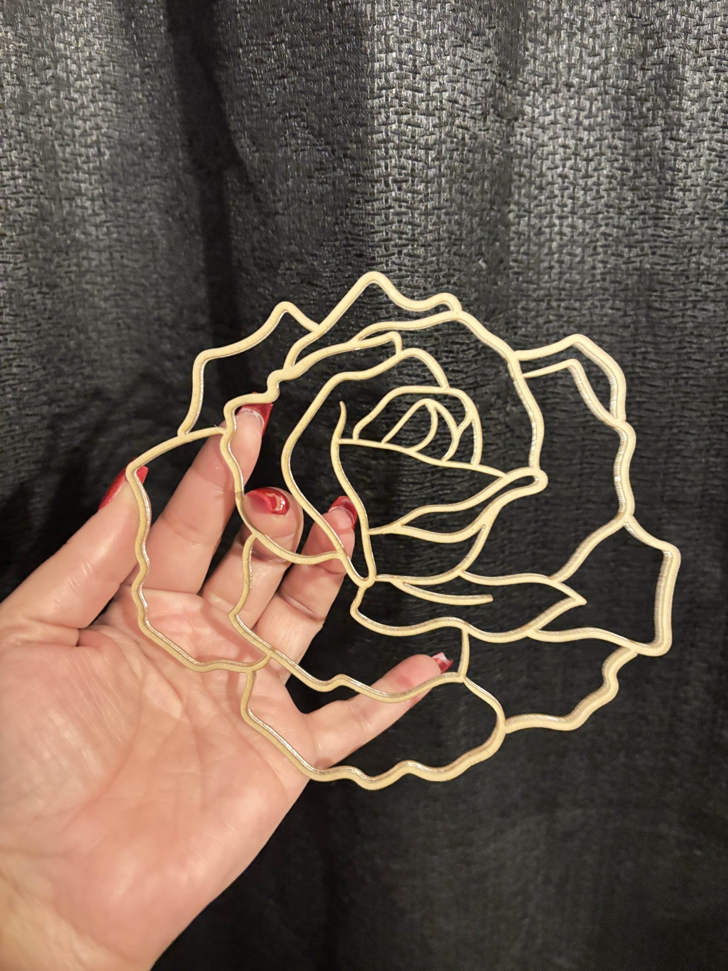Acrylic Rose 1 - Blank and ready for you