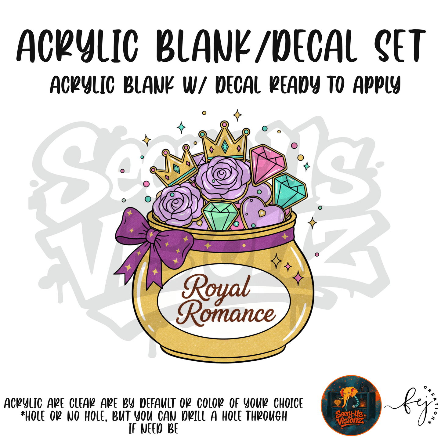 royal-romance-bouquet 
acrylic blank