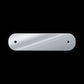 Silver long bar, about 1.6 by 0.4 inch, with 2 sew holes