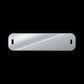 Silver long bar, about 1.6 by 0.4 inch, with 2 sew slots