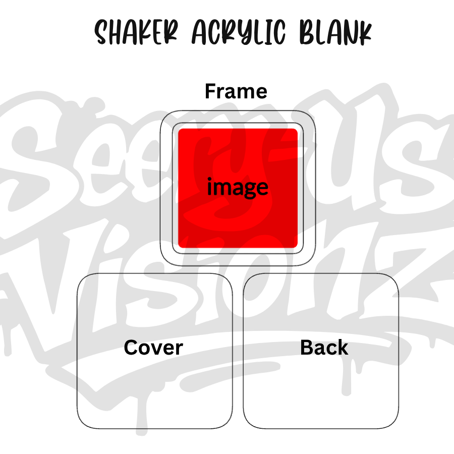 Square Acrylic Shaker