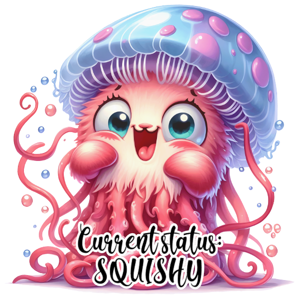 Jelly- Squishy- Custom Cut w/ Digital Download- 5 Pack
