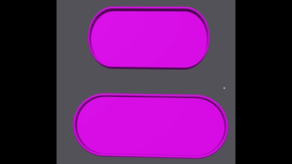 Trinket Tray - Long Rounded STL