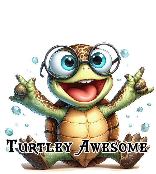 Turtley Awesome- Custom Cut w/ Digital Download- 5 Pack