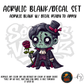 Tux Boy Zombie Acrylic & Decal Kit