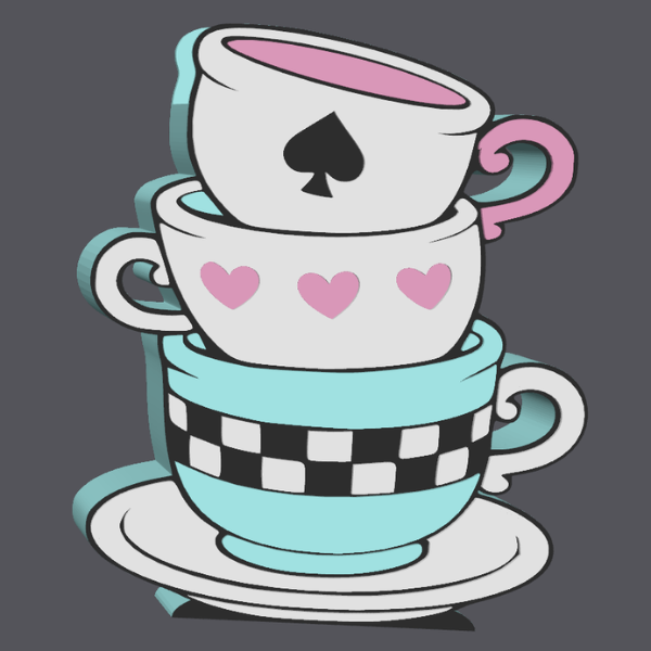 Tea Cup Pen Holder